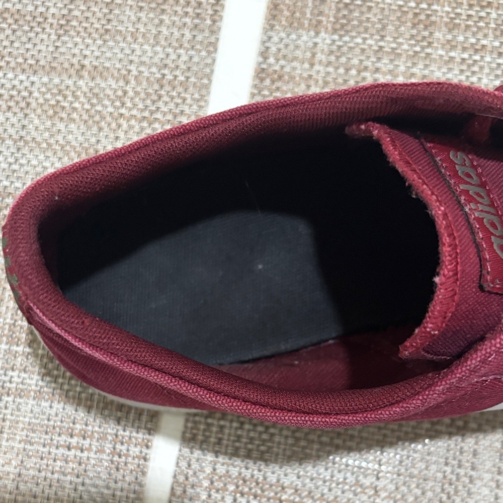 Adidas Easy Vulc 2.0 maroon/white skate shoes. Men 10 excellent condition. Nice! - Picture 8 of 9